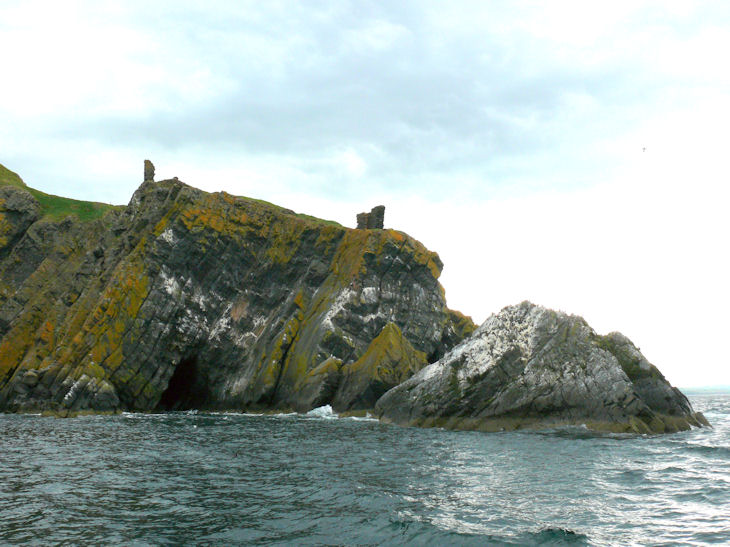 Fast Castle from seaward